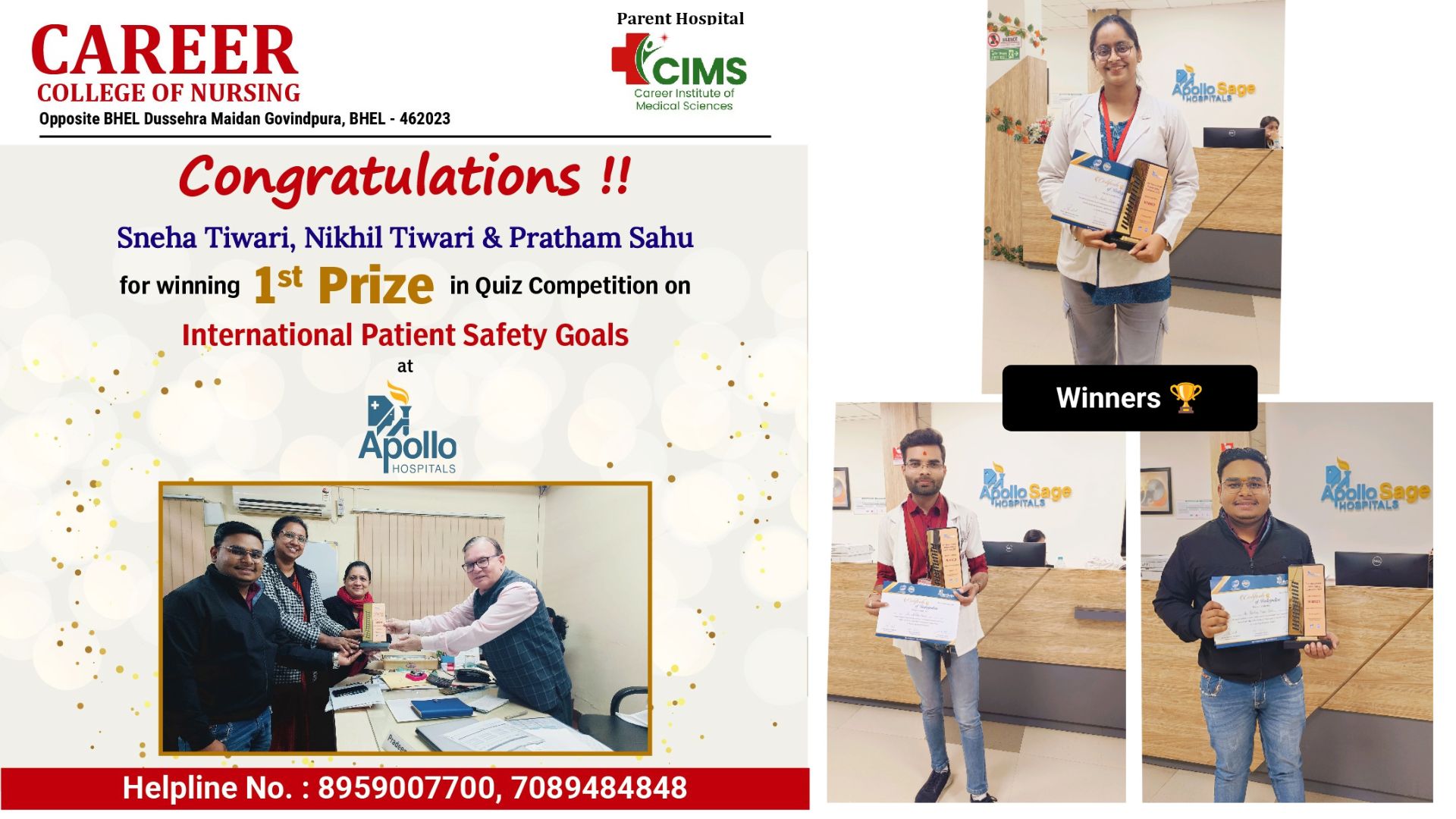 Wins First Prize at Pre-International Patient Safety Conference 2025