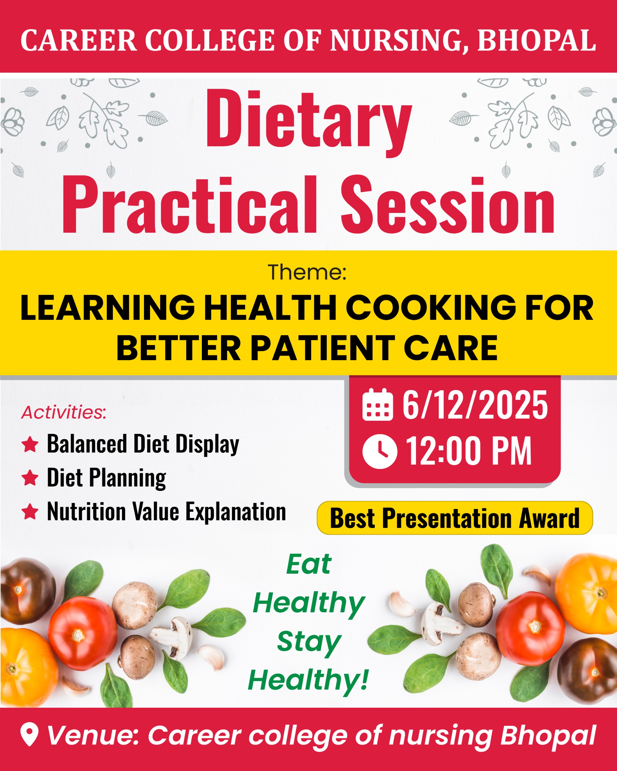 Dietary Practical Session